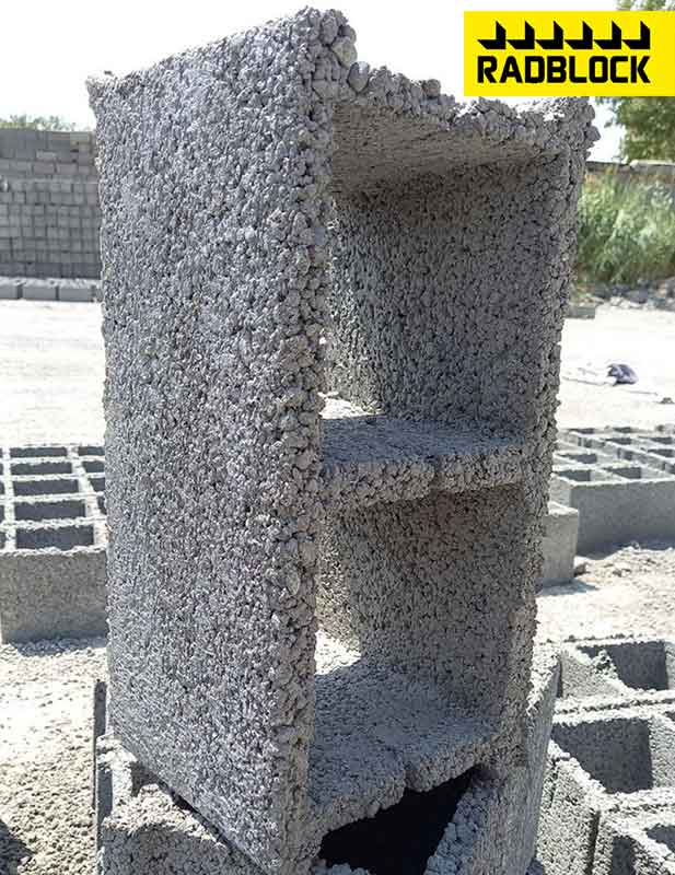 بلوک ته باز 20 سانتی